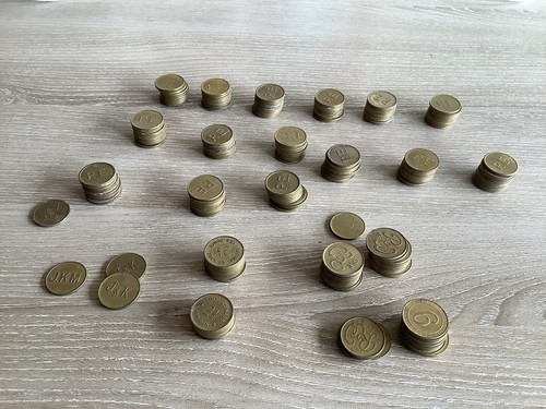 Vintage gaming tokens - vintage, x200