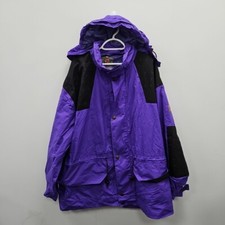 Fjallraven Vintage Greenland Hooded Goretex Rain Waterproof Coat Jacket Large