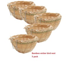 5x 1pcs Bamboo Canary Nest