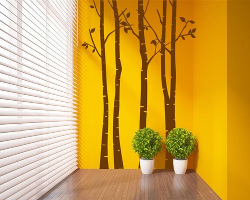 Birch forest tree - tree, room