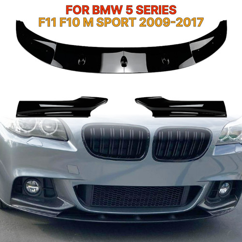 Gloss black front bumper - gloss,