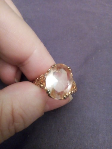 Sparkling pink gem possibly - sparkling,