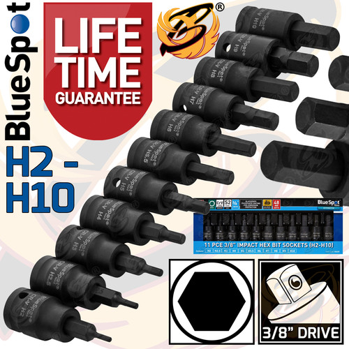 Impact hex bit - hex, set