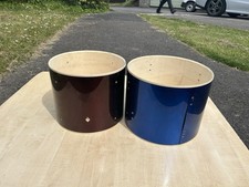 TOM DRUM SHELLS 12” & 13”