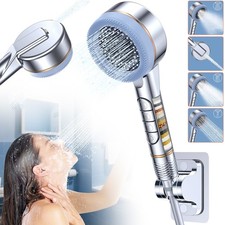 Filtered Shower Head 4 Modes High Pressure Shower Heads with Filter Mineral Bead