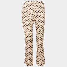 Louis Vuitton Cream Printed