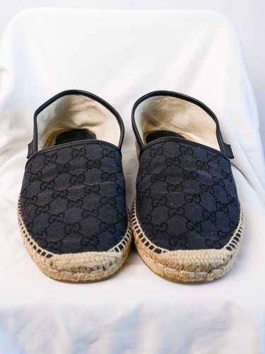 Gucci black canvas - black,