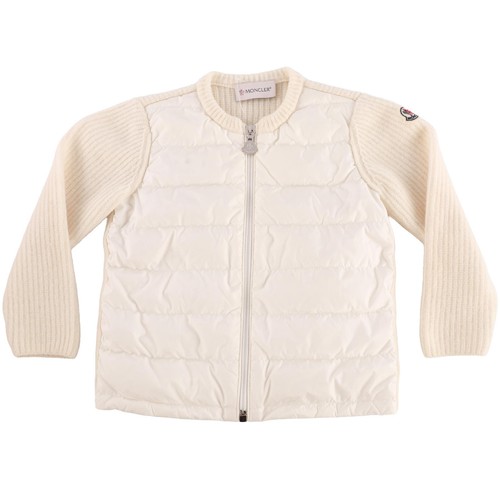 Moncler ivory kids girls - ivory,