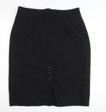 Berkertex Women Black Size 20 Pencil Skirt Business Workwear