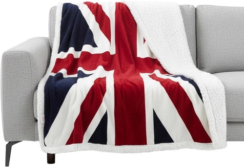 Union jack throw - jack, throwover