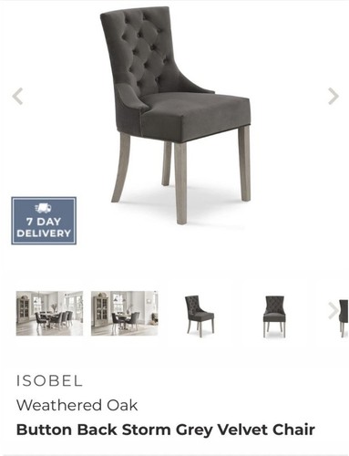 Isobel whethered button back - isobel,