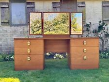 Mid Century Stag Cantata Dressing Table, Retro Bedroom Furniture, With Mirror