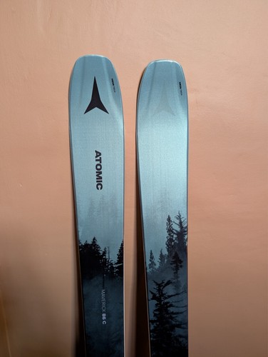 Atomic maverick skis with - c,