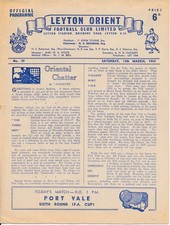 Leyton Orient v Port Vale (FA