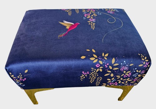 New handmade footstool sara - footstool,