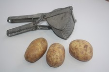 Vintage Heavy Gauge Potato Masher Potato Ricer - Kitchenalia