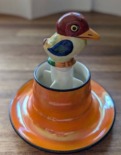 Vintage ceramic duck - ceramic, bird