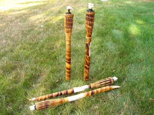 Rustic style bamboo - style, paraffin