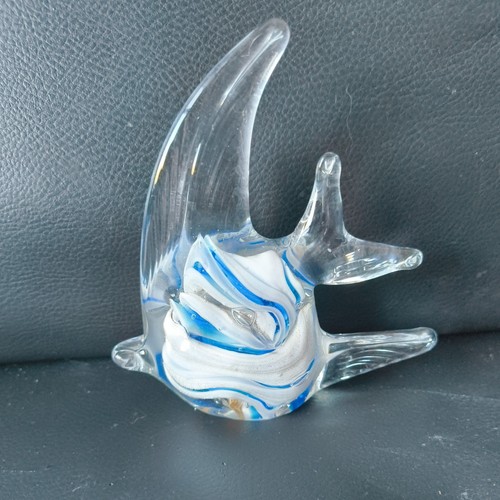 Glass fish paperweight new - paperweight,