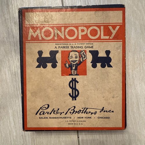 Vtg parker brothers monopoly - parker,