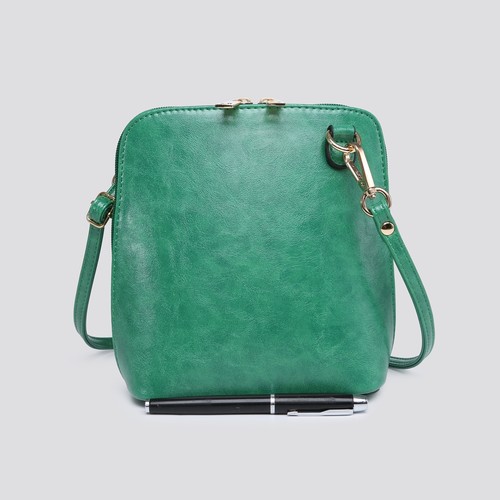 Compact vegan leather dual - vegan,