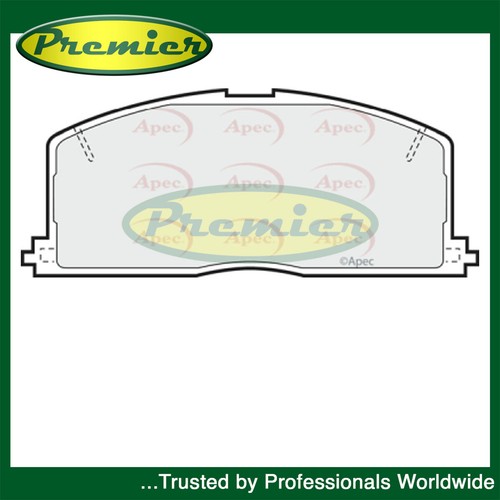 Premier front brake pads set - premier,