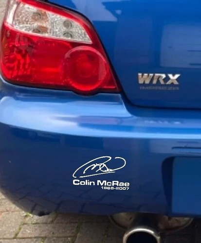 Colin mcrae autograph - autograph, x2