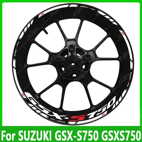 Motorcycle bike wheel decals