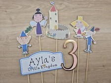 Ben And Holly Cake Topper Bundle Personalised Name And Age