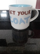 JAMIE OLIVER PORCELAIN MUG 2006 - 'Get Your Coat"