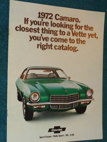1972 chevrolet camaro - chevrolet,