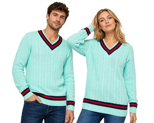 Unisex cable knit neck - cable,