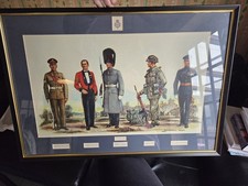 Framed Print By A.E. Haswell Miller Grenadier Guards Uniforms