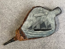 Max Wildman Painted Bellows in the style of Alfred Wallis St Ives Folk Art