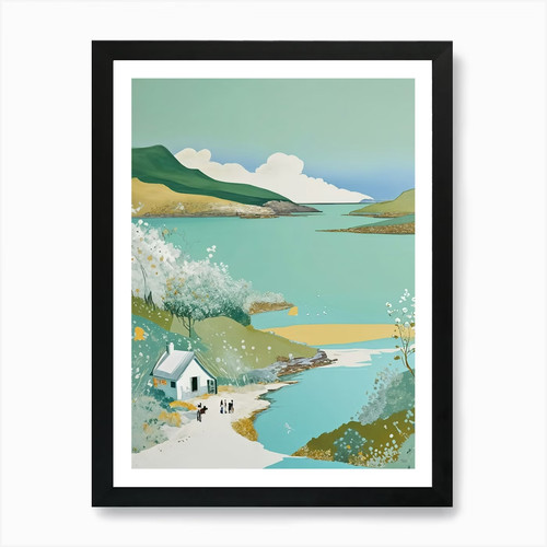 Irish coast no1 - art, print