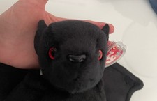 Rare Black Large Batty Beanie