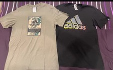 2x Adidas T-Shirts, Size Medium.