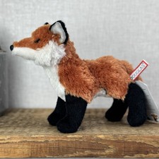 Douglas Cuddle Toy Red Fox - Retired Rare Red Fox Cuddly Toy Small 8"
