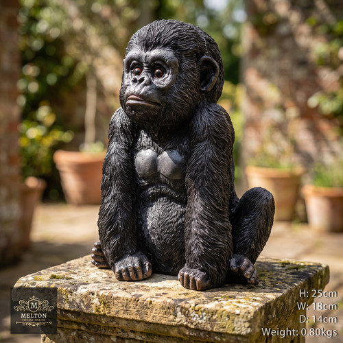 Gorilla sculpture silverback - gorilla,