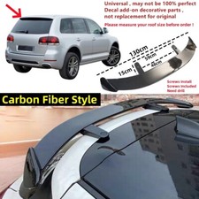 For VW Touareg I MK1 7L 2003-10 Rear Roof Spoiler "Carbon Fiber Look" Universal
