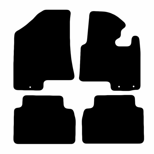 Tailored black car floor mats - tailored,