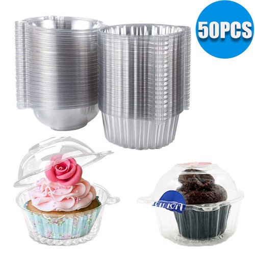100 plastic cupcake muffin - 50/100,
