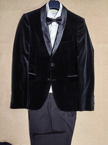 Zara 38r shawl lapel jacket - 38r,