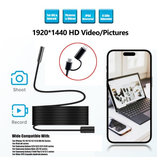 Usb type endoscope borescope - usb,
