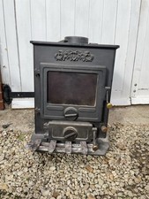 Wood Burning Stove Log Burner (morsel Squirrel)  Black