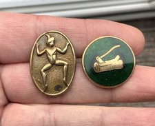 Vintage  Pin badges Girl