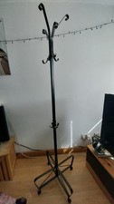 metal coat hanger stand