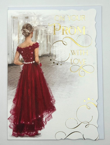 Prom card for - for, girl
