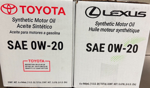 Lexus toyota motor - oil, 0w-20