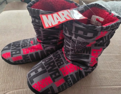 Mens marvel slipper boots - marvel, size